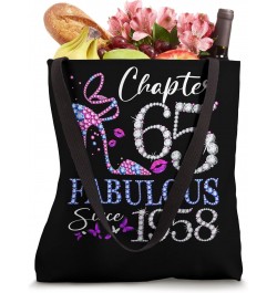 Chapter 65 Fabulous Since 1958 65th Birthday Queen Diamond Tote Bag $13.33 Totes