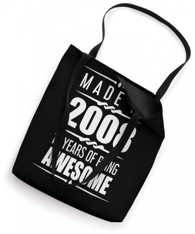 16th Birthday Boy Girl 16 Years 2008 Funny Gift Tote Bag $11.50 Totes