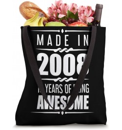 16th Birthday Boy Girl 16 Years 2008 Funny Gift Tote Bag $11.50 Totes