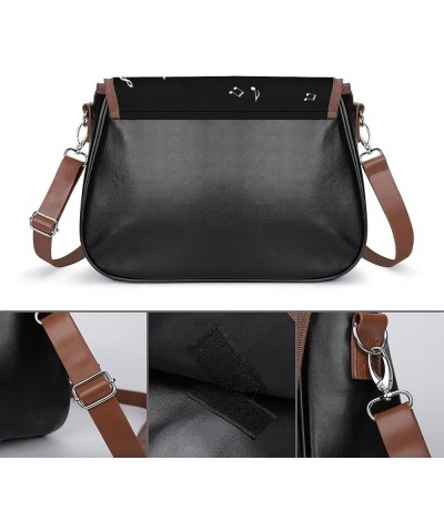 Women's Leather Bag Vintage Crossbody Bag Casual Shoulder Handbag Color379 $17.45 Satchels