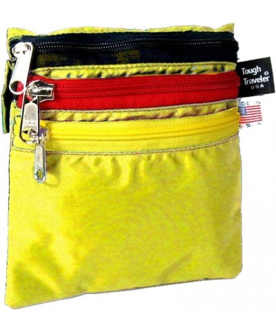 Tetra Pouch - Organizer Bag - Made in USA - Orange/Multi Yellow/Multi $25.62 Shoulder Bags