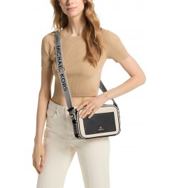 Maeve Large East West Pocket Crossbody Natural/Black $62.93 Crossbody Bags