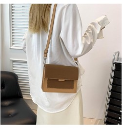 Women's Crossbody Purse Quality Leather Handbag for Women Quilted Shoulder Bag with Adjustable Strap Brown $16.65 Shoulder Bags