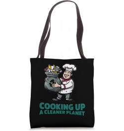 Cooking Up A Cleaner Planet Funny Anti-Littering Graphic Tote Bag $9.68 Totes