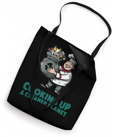 Cooking Up A Cleaner Planet Funny Anti-Littering Graphic Tote Bag $9.68 Totes