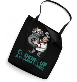 Cooking Up A Cleaner Planet Funny Anti-Littering Graphic Tote Bag $9.68 Totes