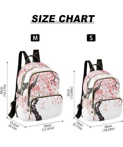 Fashion Backpack Mini Backpack Purse Casual Daily Backpack Japanese Cherry Tree Blossom for Travel for College Work Medium $2...