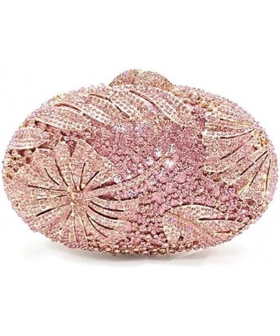 Rhinestone Purses for Women Evening Clutch Purse for Girls Bling Crossbody Purses and Handbags Rhinestone Flower Gold AB Pink...