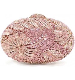 Rhinestone Purses for Women Evening Clutch Purse for Girls Bling Crossbody Purses and Handbags Rhinestone Flower Gold AB Pink...