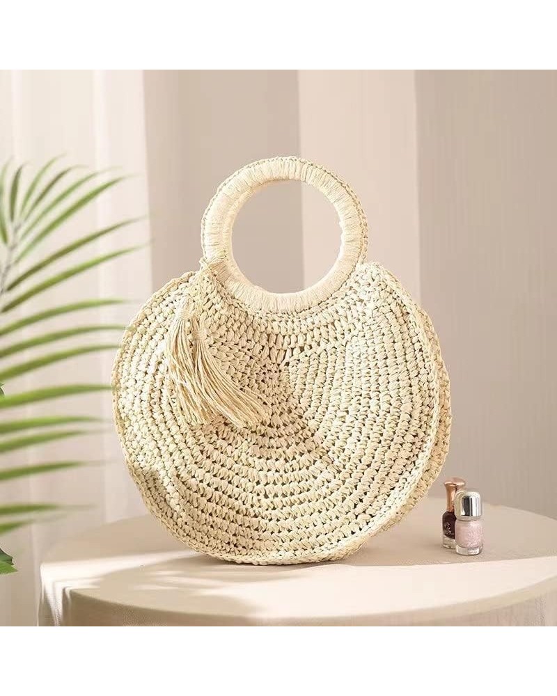 Straw Bag for Women Crossbody Beach Tote Black Clutch Shoulder Bags Summer Travel Handbag Female Bag Purse Women (Color : N) ...