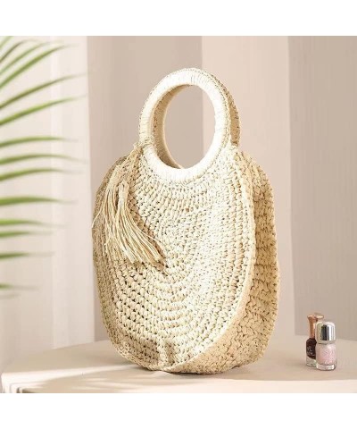 Straw Bag for Women Crossbody Beach Tote Black Clutch Shoulder Bags Summer Travel Handbag Female Bag Purse Women (Color : N) ...