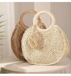 Straw Bag for Women Crossbody Beach Tote Black Clutch Shoulder Bags Summer Travel Handbag Female Bag Purse Women (Color : N) ...