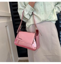 Women's Evening Bag Y2k Metallic Sparkly Handbags Small Purse Fashion Shoulder Party Laser Leather Crossbody Bags Pink-1 $17....