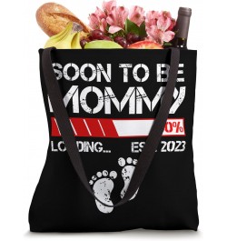 Soon To Be Mommy Est 2023 For Women New Mama - Funny New Mom Tote Bag $13.00 Totes