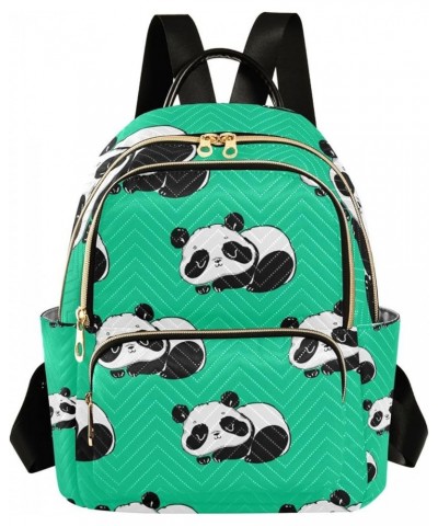 Women Backpack Funny Little Cute Panda Bear Anti-Theft Travel Backpack with Luggage Belt Lightweight Handbag Lady Purse Roomy...