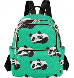 Women Backpack Funny Little Cute Panda Bear Anti-Theft Travel Backpack with Luggage Belt Lightweight Handbag Lady Purse Roomy...