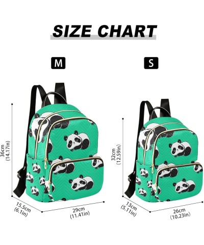 Women Backpack Funny Little Cute Panda Bear Anti-Theft Travel Backpack with Luggage Belt Lightweight Handbag Lady Purse Roomy...