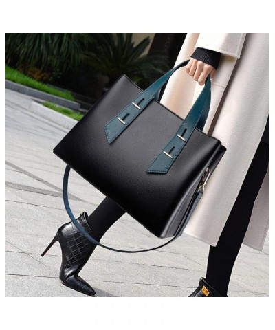 Ladies Handbags, Retro Women's Bags, Elegant Simplicity, Texture Atmosphere Shoulder Handbags black Khakicolor $54.44 Totes