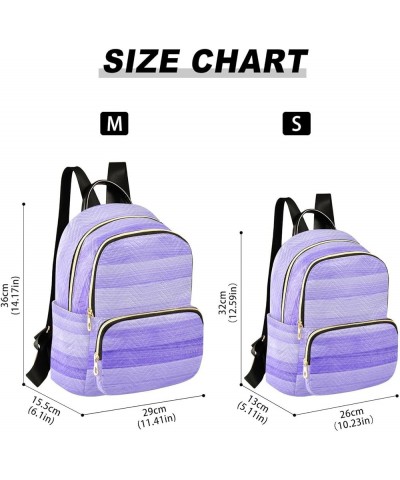 Women Backpack Sweet Purple Wooden Anti-Theft Travel Backpack with Luggage Belt Durable Lightweight Handbag Lady Purse Roomy ...