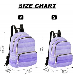 Women Backpack Sweet Purple Wooden Anti-Theft Travel Backpack with Luggage Belt Durable Lightweight Handbag Lady Purse Roomy ...