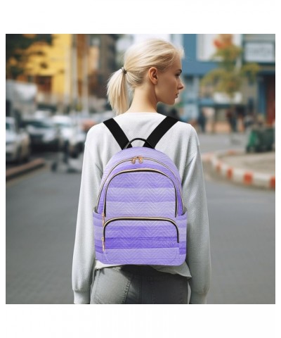 Women Backpack Sweet Purple Wooden Anti-Theft Travel Backpack with Luggage Belt Durable Lightweight Handbag Lady Purse Roomy ...