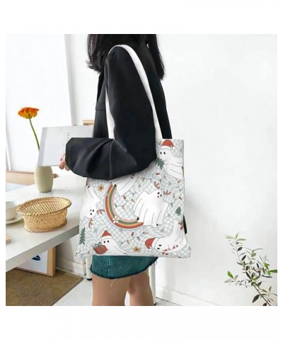 Merry Christmas Single Shoulder Fashion Canvas Tote Shopping Bags Handbags For Men And Women Merry Christmas7 $11.52 Totes