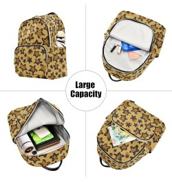 Travel Backpack Purse for Women Fashion Anti-theft Work Casual Star Leopard Print Daypack Shoulder Bag Medium Size Medium $17...