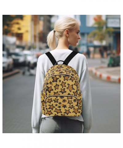 Travel Backpack Purse for Women Fashion Anti-theft Work Casual Star Leopard Print Daypack Shoulder Bag Medium Size Medium $17...