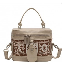 Women Clutch Handbag Crossbody Bag, PU Leather Fashion Design Shoulder Strap Bag Ladies Casual Top-handle Bags White $18.47 T...