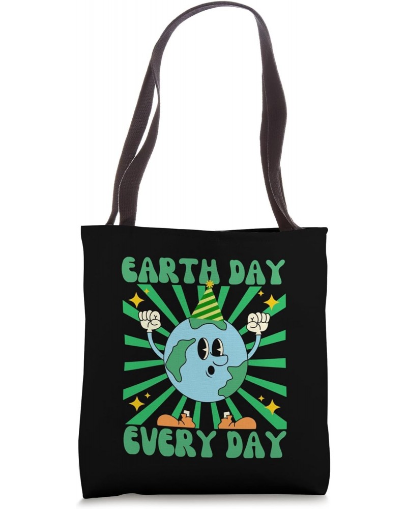 Earth Day Every Day, Groovy Planet Tote Bag $13.43 Totes