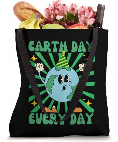 Earth Day Every Day, Groovy Planet Tote Bag $13.43 Totes