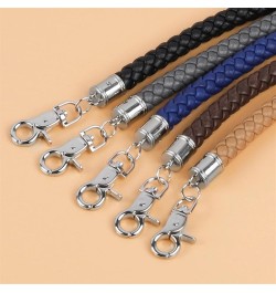 PU Leather Shoulder Bag Strap Durable Braided Rope Handles for Handbag DIY Accessaries (Color : Gray, Size : 1 Size) 1 SIZE G...