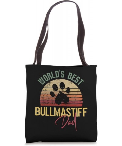 World´s Best Bullmastiff Dad Tote Bag $11.17 Totes