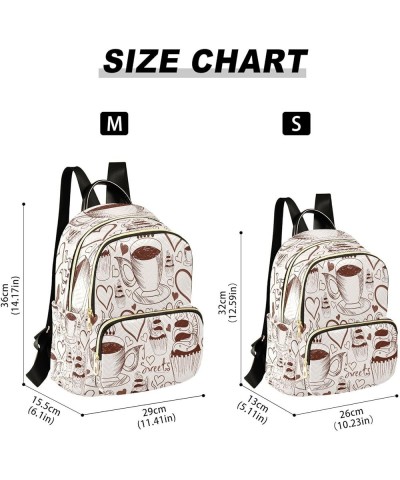 Cartoon Forest Mushrooms Women Backpack Purse Ladies Fashion Shoulder Bag Daypack Travel Bag 10L Multicolor7 Small $17.84 Bac...