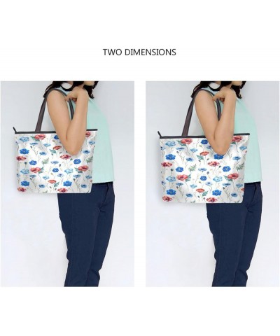 Tote Bag for Women with Zipper,Polyester Tote Purse Holiday Tote Bag Work Handbag Women Gift 5 $13.85 Totes