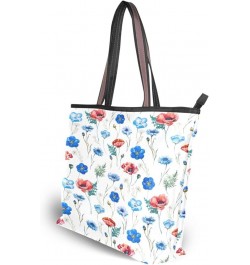 Tote Bag for Women with Zipper,Polyester Tote Purse Holiday Tote Bag Work Handbag Women Gift 5 $13.85 Totes