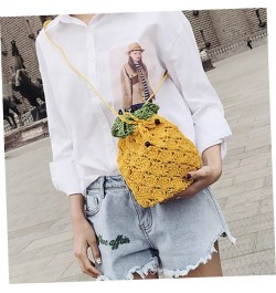 1 Pc Pineapple Bun Over The Shoulder Purses for Women Lovely Straddle Bag Sling Bags for Women Crossbody Cellphone Crossbody ...