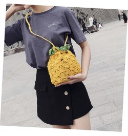 1 Pc Pineapple Bun Over The Shoulder Purses for Women Lovely Straddle Bag Sling Bags for Women Crossbody Cellphone Crossbody ...