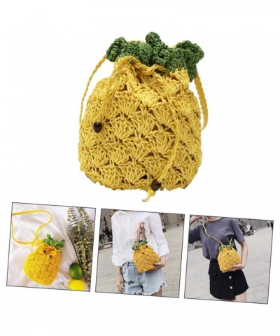 1 Pc Pineapple Bun Over The Shoulder Purses for Women Lovely Straddle Bag Sling Bags for Women Crossbody Cellphone Crossbody ...