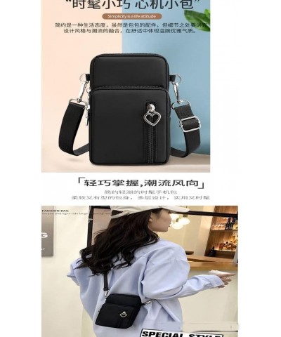 Mini Crossbody Bag for Women - Lightweight and Compact Single Shoulder Bag Black Watercolor $10.58 Shoulder Bags