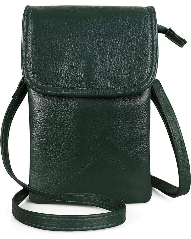 Crossbody Bags for Women, Small Leather Cross body Cell Phone Wallet Purse with Adjustable Strap Sacramento Green $12.32 Cros...