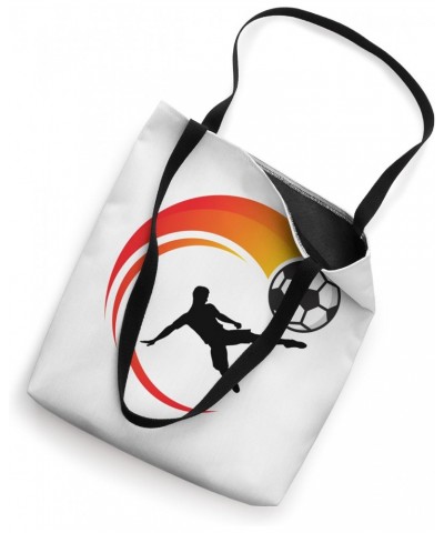 Soccer Player Flying Kick - Dynamic Sports Kick Action Tote Bag $12.03 Totes