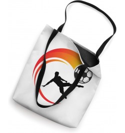 Soccer Player Flying Kick - Dynamic Sports Kick Action Tote Bag $12.03 Totes