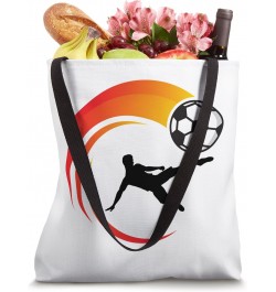 Soccer Player Flying Kick - Dynamic Sports Kick Action Tote Bag $12.03 Totes