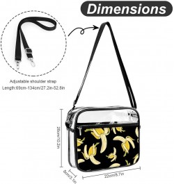 Clear Crossbody Purse Bag, Clear Bag Stadium Approved Inner Pocket for Concerts, Festivals, Sports Events Pattern (226) $15.0...