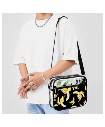 Clear Crossbody Purse Bag, Clear Bag Stadium Approved Inner Pocket for Concerts, Festivals, Sports Events Pattern (226) $15.0...