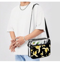 Clear Crossbody Purse Bag, Clear Bag Stadium Approved Inner Pocket for Concerts, Festivals, Sports Events Pattern (226) $15.0...