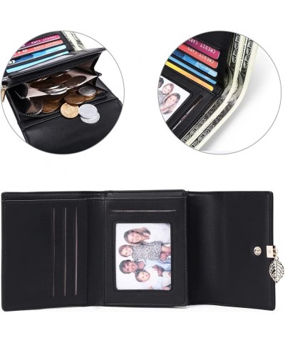 Minimalist Wallet Pu Leather Women's Walletrfid Protection Mini Purse Clutch for Girls Ladies Coin Pocket Card Holder Ladies ...