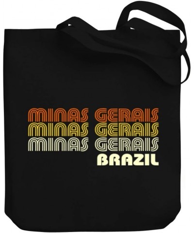 Retro Color Minas Gerais Canvas Tote Bag 10.5" x 16" x 4 $21.99 Totes