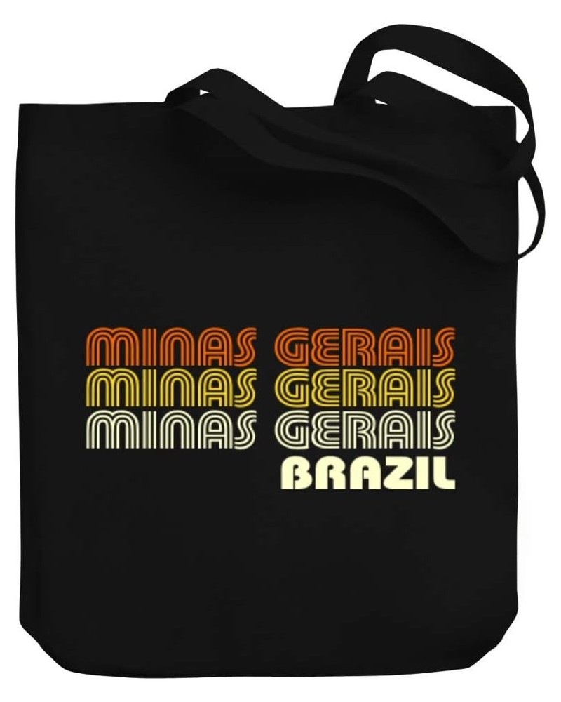 Retro Color Minas Gerais Canvas Tote Bag 10.5" x 16" x 4 $21.99 Totes